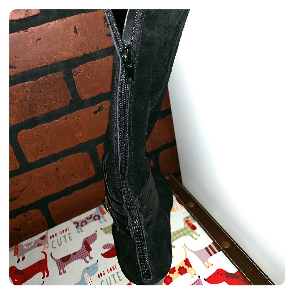 Julianne Hough suede boots